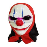 Máscara Capuz Palhaço Terror Fantasia Halloween Festa 