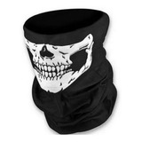 Máscara Caveira Motoqueiro Paintball Airsoft Bandana