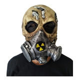 Mascara Cranio Toxico Latex Biohazard Chernobyl Halloween 
