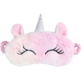 Mascara De Dormir / Tapa Olho Luxo Unicornio Pelúcia Color