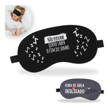 Máscara De Dormir Tapa Olhos Sem Luminosidade Durma Bem Cor Preto/cinza Não Perturbe