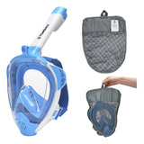 Máscara De Mergulho: Máscara Facial, Snorkel Completo Atuali