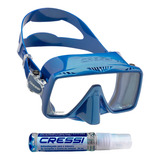 Máscara De Mergulho Cressi Sf1 + Anti Fog Sea Gold