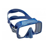 Máscara De Mergulho Cressi Sf1 Azul Nova