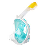 Máscara De Mergulho De Silicone Totalmente Seca, Adultos E