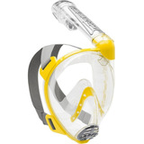 Máscara De Mergulho E Snorkeling Full Face Cressi Duke Cor Amarelo