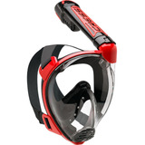 Máscara De Mergulho E Snorkeling Full Face Cressi Duke Cor Vermelho