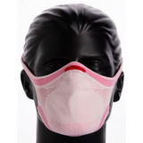 Máscara De Proteção Fiber Knit 3d Rosa + 1 Refil- Tamanho G