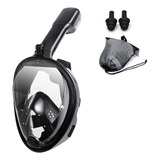 Máscara De Snorkel Facial Completa Para Crianças E Adultos