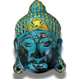 Mascara Decorativa Madeira Bali Buda Buddha