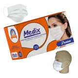 Máscara Descartável Facial Clip Tripla Proteção