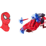 Máscara E Luva Lança Dardos Infantil Do Homem-aranha!