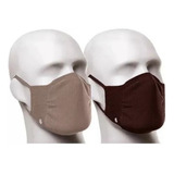 Máscara Facial Covid 19 Lupo Proteção Dupla Reutilizável