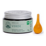 Máscara Facial De Argila Verde Remineralizante Bioessencia 