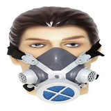 Mascara Facial Respirador Filtro Pff2 Poeiras