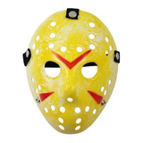 Máscara Jason Sexta-feira 13 Festa Fantasia Cor Amarelo