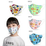 Máscara Kn95 Pff2 N95 Infantil Embalada Individual Estampada
