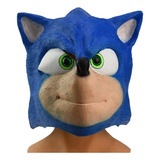 Máscara Látex Sonic Cosplay Máscara Sonic - Pronta Entrega