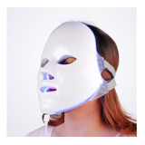 Máscara Led 7 Cores Tratamento Facial Fototerapia 