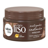 Máscara Matizadora Castanho Meu Liso Salon Line 300g
