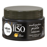 Máscara Matizadora Preto Meu Liso Salon Line 300g