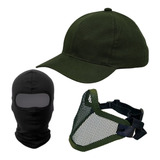 Mascara Meia Face Airsoft Balaclava Militar Bone Tatico