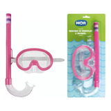 Máscara Mergulho Snorkel Infantil C/ Protetor