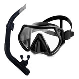 Máscara Mergulho Snorkel Kit Óculos Respirador Praia Piscina