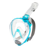 Máscara Mergulho Snorkeling Full Face Cressi Baron Aqua/tr