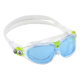 Máscara Natação Infantil Aquasphere Seal Kid2 Verde Azul