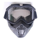 Máscara Óculos Motociclista Motocross Moto Capacete Bike