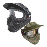 Mascara Paintball Scott Lente Dupla Anti