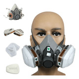 Mascara Pintura Funilaria Respirador C/ Filtro