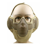 Máscara Proteçao Airsoft Tela Metal Paintball Meia Face Ntk