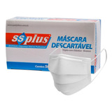 Máscara Proteção Facial Descartável Tripla Cx