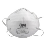 Mascara Respirador Descartável 3m 8801 Pff2s N95 Branca
