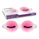 Máscara Térmica Gel Relaxante Olheiras Edemas Rosa Uniqmed
