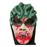 Máscara Terror Halloween Medusa Cabeça De