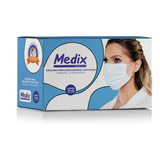 Máscara Tripla Descartável Com Filtro Azul - Caixa 50 Un.