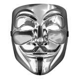 Máscara V De Vingança Anonymous Dourada