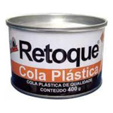 Massa Adesiva Plástica 400g Cinza Com Catalisador - Retoque
