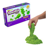 Massa Areia Verde Neon 227g Para Modelar Kinetic Sand Sunny