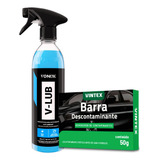 Massa Claybar V-bar Vonixx 50g + V-lub Lubrificante 