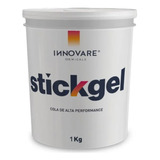 Massa Cola Para Mármore Quartzo Nano - Stickgel Branco 1,3kg