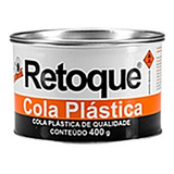 Massa Cola Plástica Cinza 400g Com Catalisador Retoque