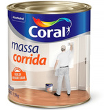 Massa Corrida Branco Fosco Coral (1,5kg) Hm5