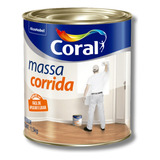 Massa Corrida Coral Para Parede Interna - Branca 900ml