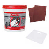 Massa Corrida Pva 900ml + Espatula + Lixa Pequenos Reparos