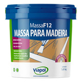 Massa De Correção Calafetar Madeira F12 1,65kg Branca Viapol