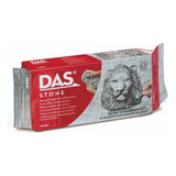 Massa De Escultura Modelar Ceramica Fria 1kg Das - Cinza